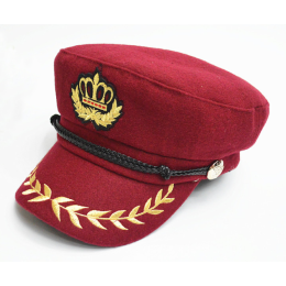 HJM007 made red navy hat tailor-made navy hat design navy hat style navy hat factory HJM007 made red navy hat tailor-made navy hat design navy hat style navy hat factory